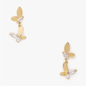 Kate Spade social butterfly drop earrings